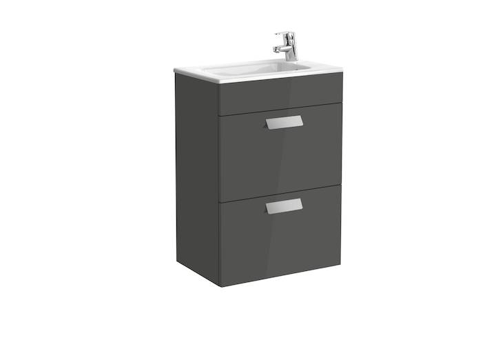 Debba Zest. łaz.Unik Compacto 50cm z 2 sz. antracy
