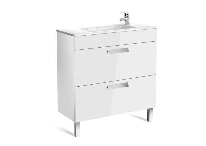Debba Zest. łaz.Unik Compacto 80 cm z 2 sz. biały