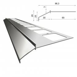 Okapnik K100 balkonowo-tarasowy grafit 7024