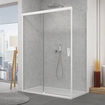 Cadura 1400x2000 drzwi rozsuwane dwucz. biały mat