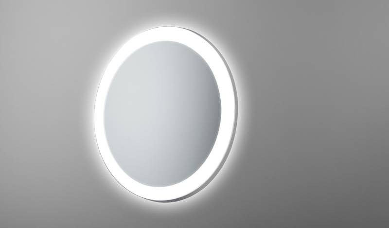 Lustro Arcus 60x60 okrągłe LED, barwa światła neut