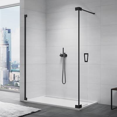 Cadura Walk-in 1200x2000 dwuczęsc.z el.przes.czarn