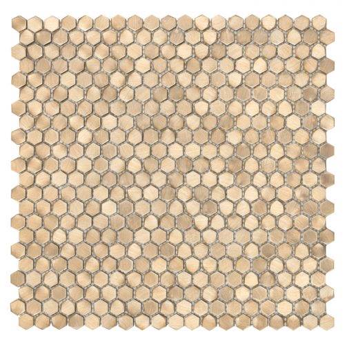 Allumi Gold Hexagon 14 , 30 x 30mm, 14x14x3mm