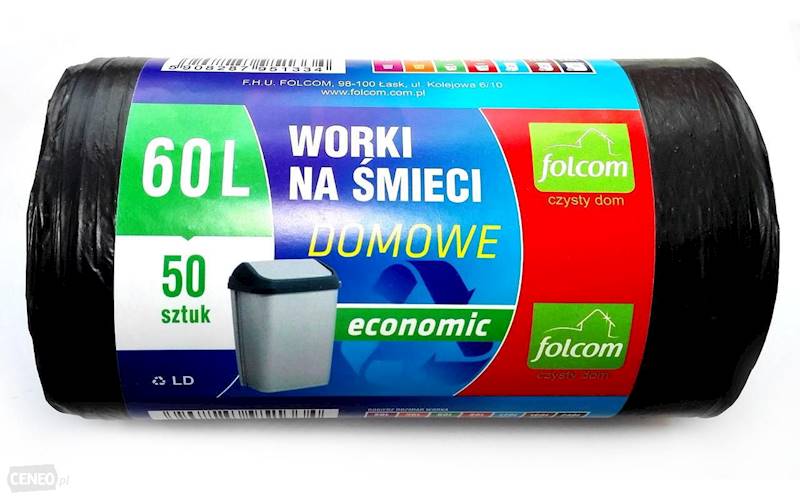 WORKI NA ŚMIECI 60L/50SZT A30 SC