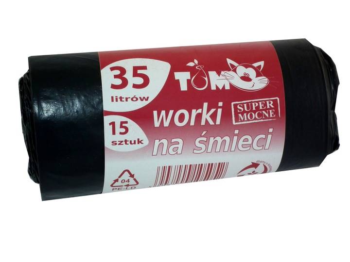 WORKI NA ŚMIECI 35L 15 SZT/ROLKA A50 SC