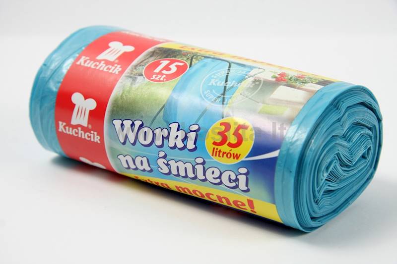 WORKI NA ŚMIECI 35L 15 SZT/ROLKA A50 SC