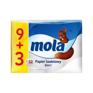PAPIER TOALETOWY MOLA 12SZT  9+3  A5 SC
