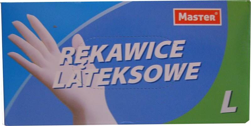 RĘKAWICZKI LATEKSOWE L 100 szt SC