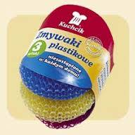 ZMYWAK KUCHENNY 3SZT. DRUCIAK SIATKOWY PLASTIK