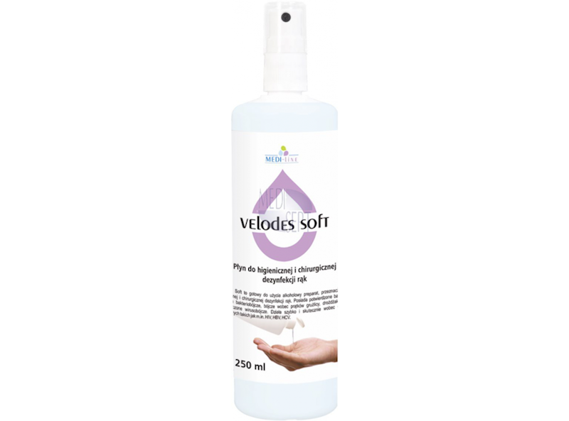 PŁYN DO DEZYNFEKCJI RĄK 250ML atomizer VELODES SC