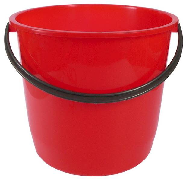 WIADRO 10L PLASTIK Z PRZYKRYWKĄ SC