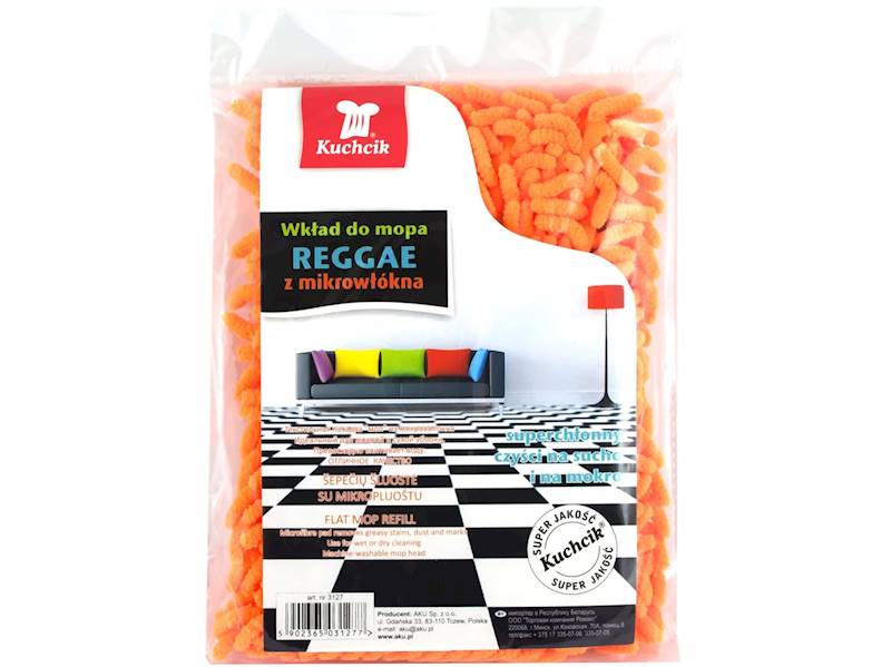 MOP AKU PŁASKI YORK ZAPAS  REGGAE FRĘDZELKI SC