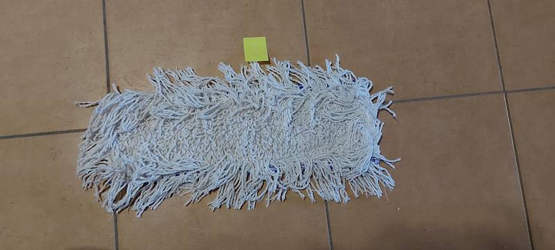 MOP PŁASKI BAWEŁNIANY PĘTELKA KIESZEŃ NY021 40cm s