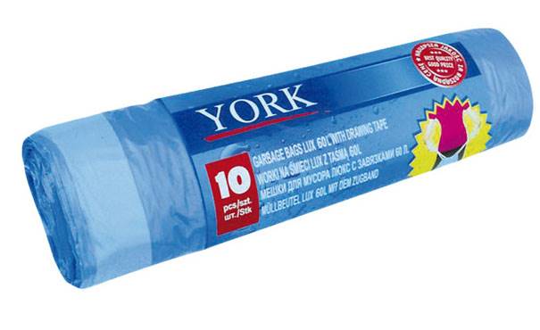 WORKI NA ŚMIECI 60L/10  NIEBIESKIE A50 SC