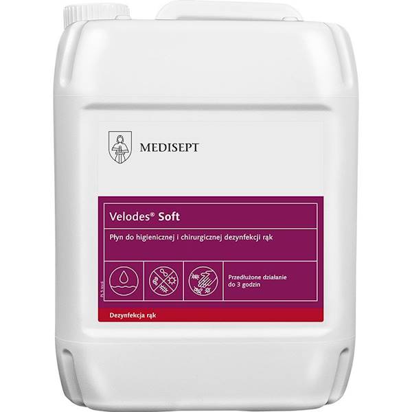PŁYN DO DEZYNFEKCJI RĄK VELODES SOFT- 5L SC