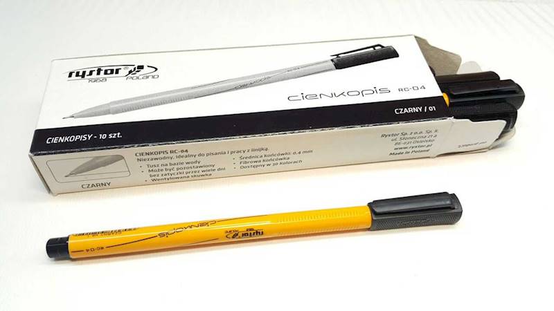 CIENKOPIS RYSTOR CZARNY A12 SC