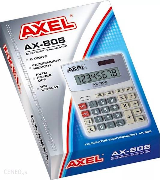 KALKULATOR AXEL AX-808 ŚR