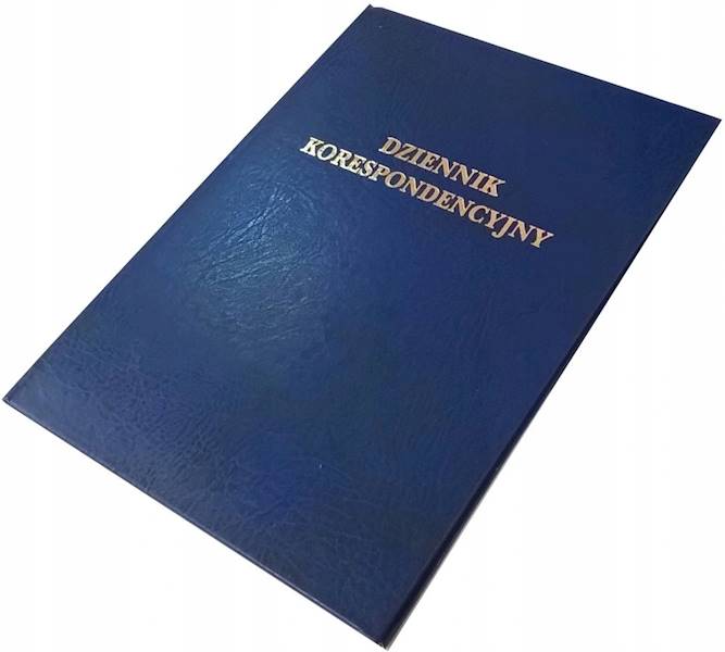 DZIENNIK KORESPONDENCYJNY A4 192K TWARDY GRANAT