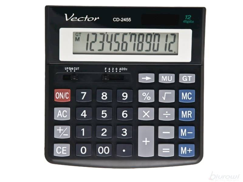 KALKULATOR VECTOR CD-2455 D