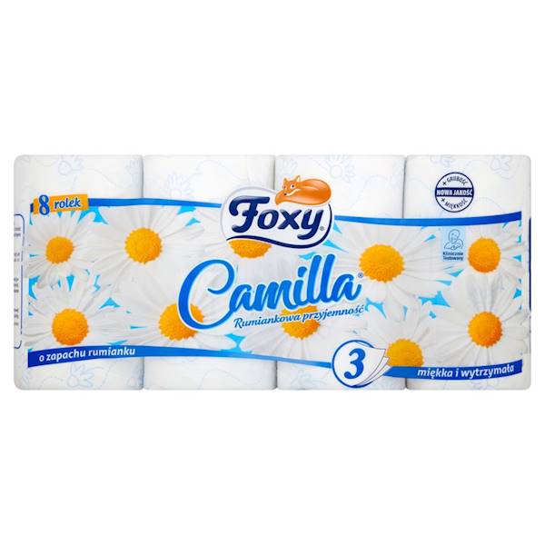 PAPIER TOALETOWY FOXY NIEBIESK 8SZT 3W 17M  SC A7 