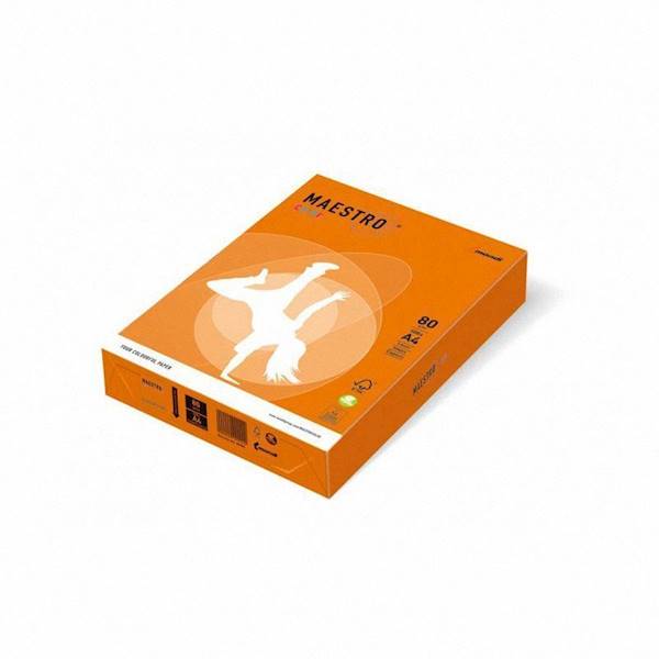 PAPIER XERO INTENSYWNY POMARAŃCZ OR43 A4/500 80G 