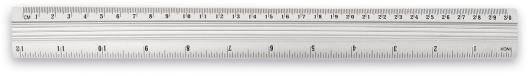 LINIJKA ALUMINIOWA 20CM TS