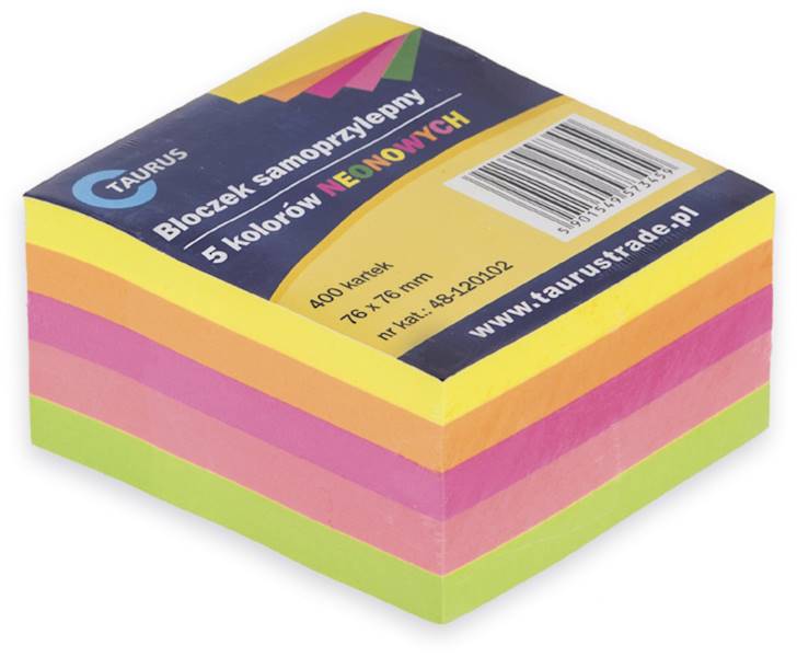 NOTES SAMOPRZYLEPNY NEON MIX 75/75/400 K TS SC