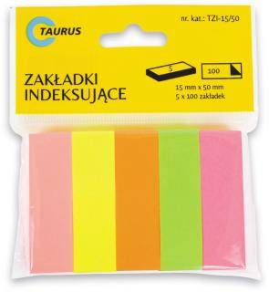 ZAKŁADKI INDEKSUJĄCE TS 15/50  500K 5KOL