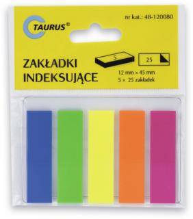 ZAKŁADKI INDEKSUJĄCE  12/45 25K PP  TS 48-120080