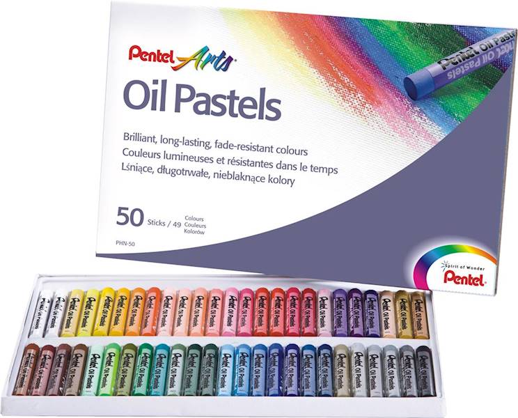 PASTELE OLEJOWE 50 SZT. PENTEL