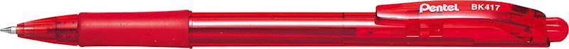 DŁUGOPIS PENTEL BK417 0,7  CZERWONY AUTOMAT  A10
