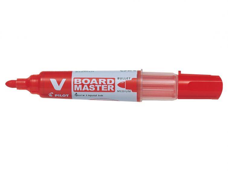 MARKER PILOT SUCHOŚCIERALNY V-BOARD czerwony SC