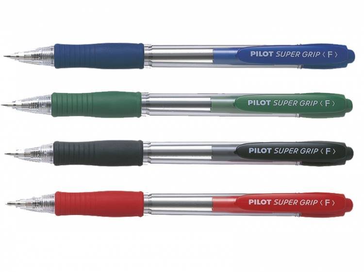 DŁUGOPIS PILOT SUPER GRIP F 0,7 CZERWONY AUTOMAT