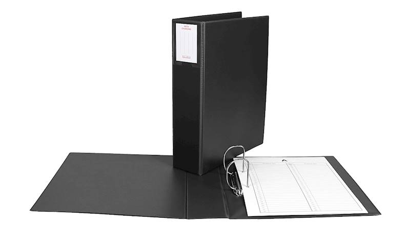 TECZKA AKTA OSOBOWE PCV GRANATOWA 6,5CM BIURFOL