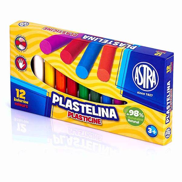PLASTELINA 12 KOL ASTRA