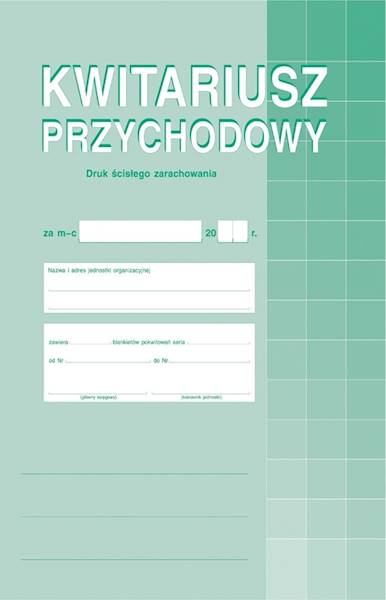 KWITARIUSZ PRZYCHODOWY A4 MIP 400-1