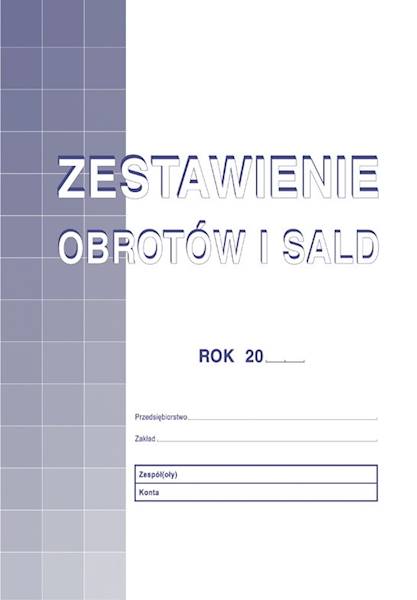 ZESTAWIENIE OBROTÓW I SALD  A4 MIP