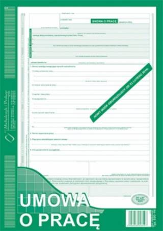 UMOWA O PRACĘ A4 MIP 500-1