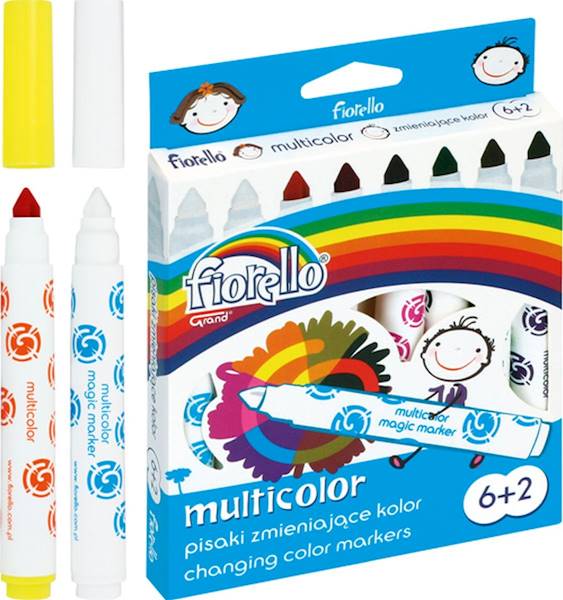 PISAKI MULTICOLOR FIORELLO 6+2  KOLORÓW