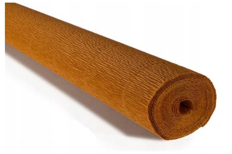 KREPINA ROLKA 50X250 180G  JASNY BRĄZ 567