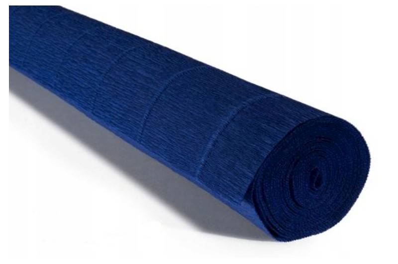 KREPINA ROLKA 50X250 180G ŚrEDNI NIEBIESKI