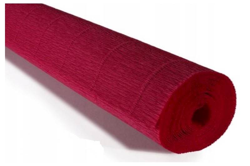 KREPINA ROLKA 50X250 180G CIEMNA CZERWIEŃ 586