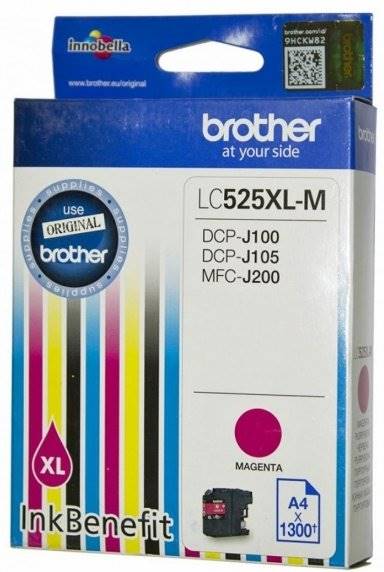 BROTHER LC525XL DCP-J100/DCP-J105 magenta 1,3 ORG