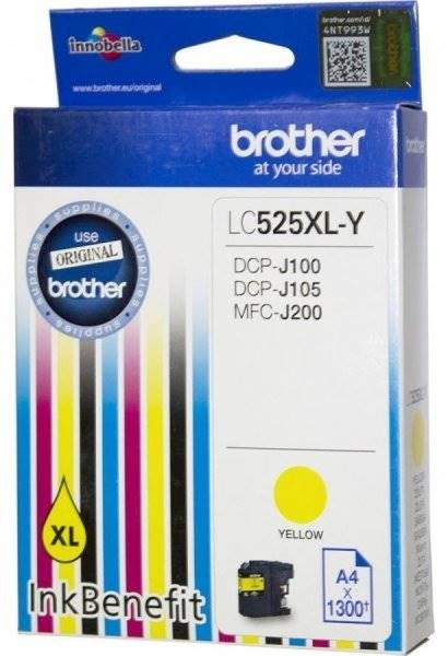 BROTHER LC525XL DCP-J100/DCP-J105 yellow 1,3 ORG