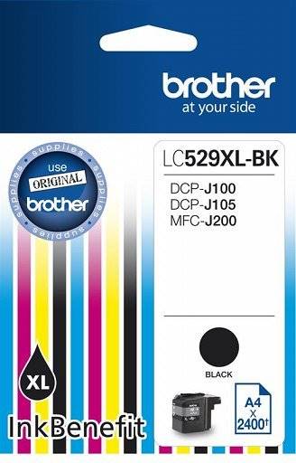 BROTHER LC529XL DCP-J100/DCP-J105 black 2,4 ORG