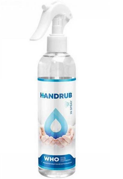 PŁYN DO DEZYNFEKCJI RĄK HANDRUB 300ML ATOMIZER SC