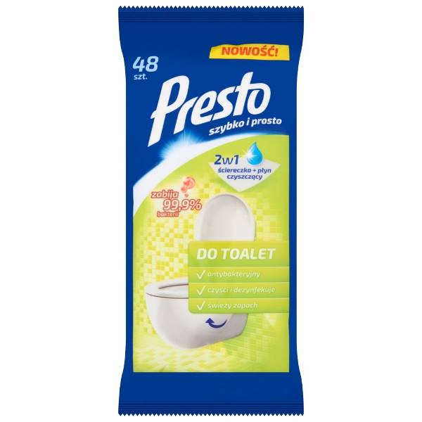 CHUSTECZKI NAWIL. PRESTO TOALETY 48SZT SC