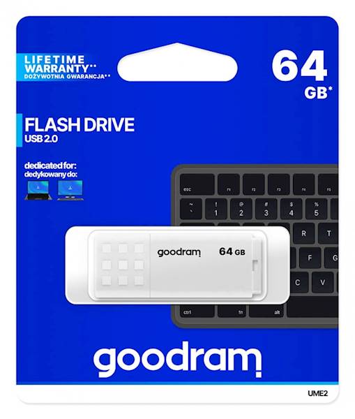 PAMIĘĆ USB 64GB USB 2.0 Biały SC