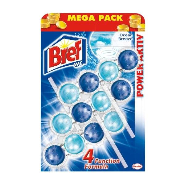 KOSZYK WC BREF POWER AKTIV KULKI 3 X 50G A9 SC
