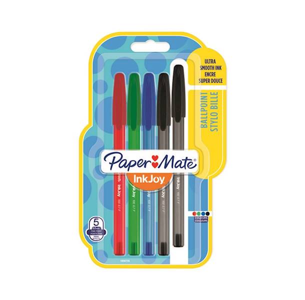 DŁUGOPIS PAPER MATE INKJOY ZESTAW 5  KOLORÓW
